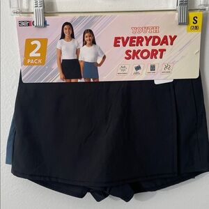 32 COOL Youth Everyday Skort 2Pack Blue. Black Size S -7/8 / Z6